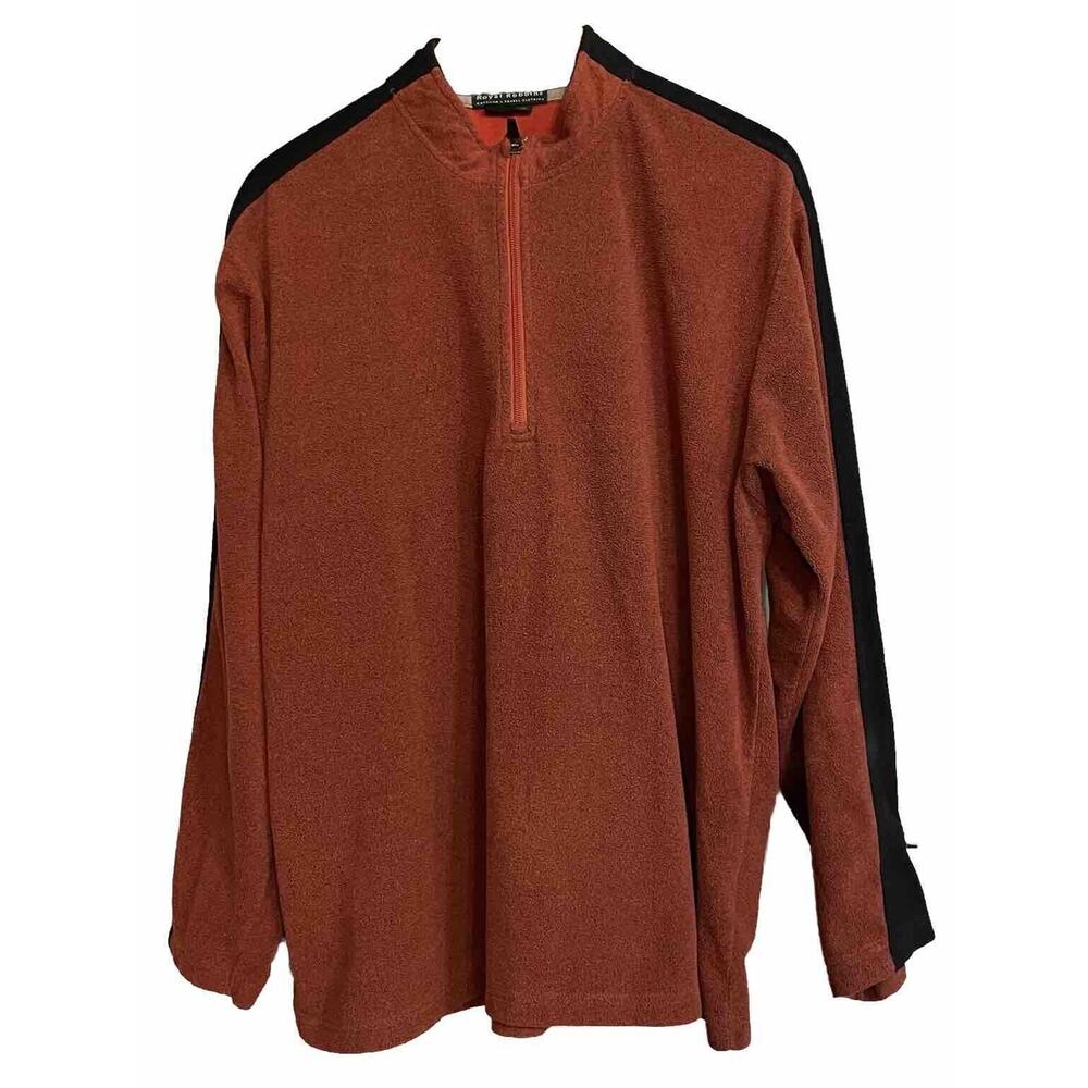 Royal Robbins Sweater‎ Fleece 1/4 Zip Pullover Mock Neck Active Outdoors XL